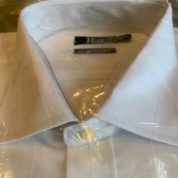 NWT  Men's White Dress Shirt - Picture 3 of 7